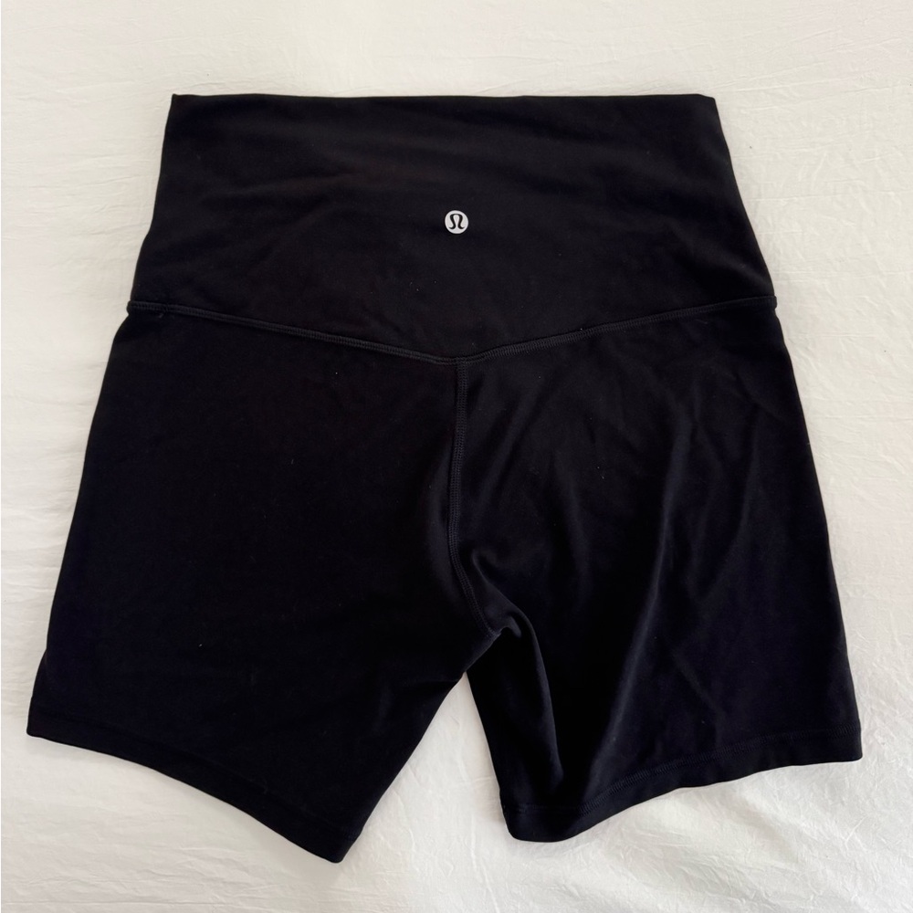 lululemon Align 6” Black Bike Shorts - SIZE 8